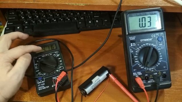 Заряд литий-ионного аккумулятора без контроллера заряда, без защиты обычным блоком питания 12 вольт