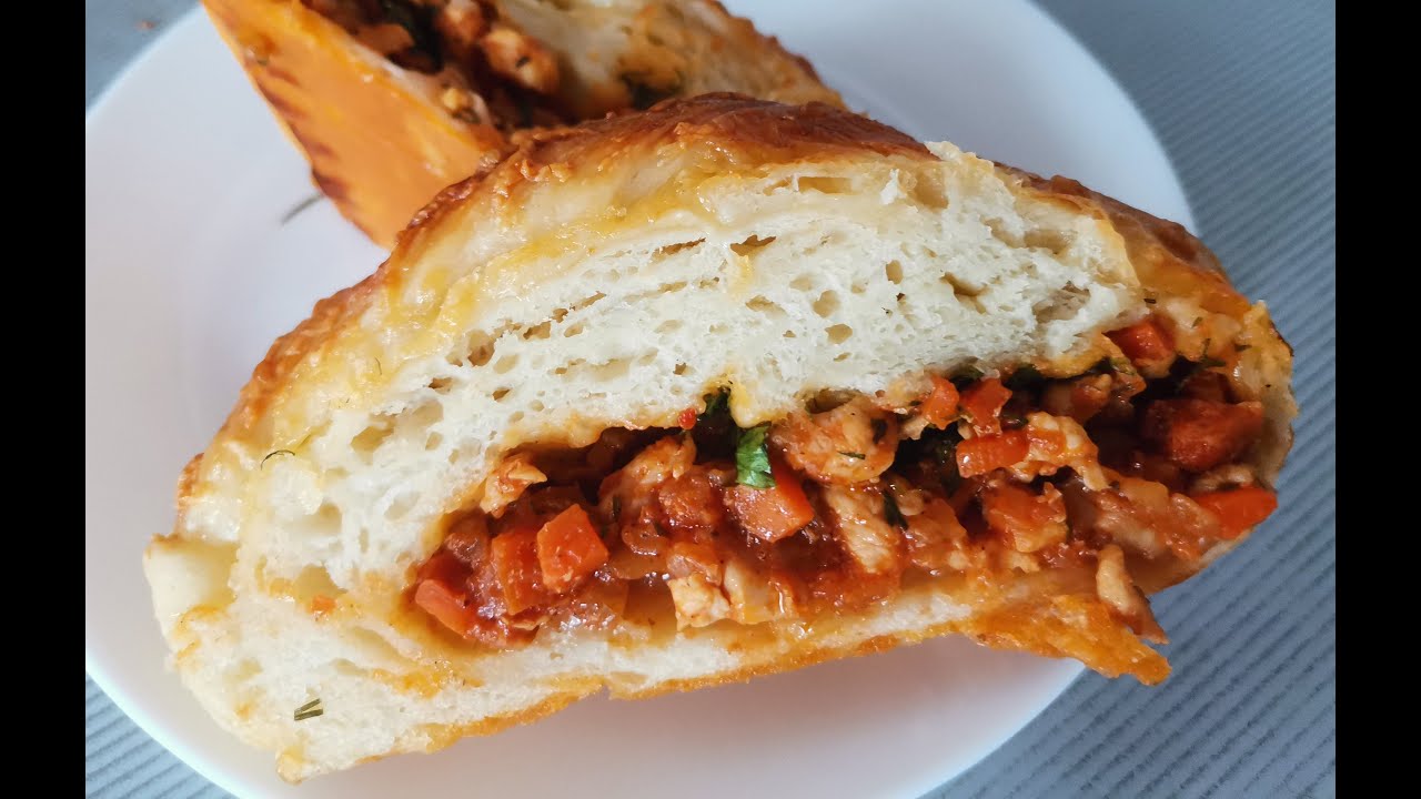 ДОМАШНИЙ ПИРОГ С МЯСНОЙ НАЧИНКОЙ! Простой пирог из дрожжевого теста. Пирог с мясом.