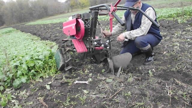 Мотоблок Ока регулировка плуга
