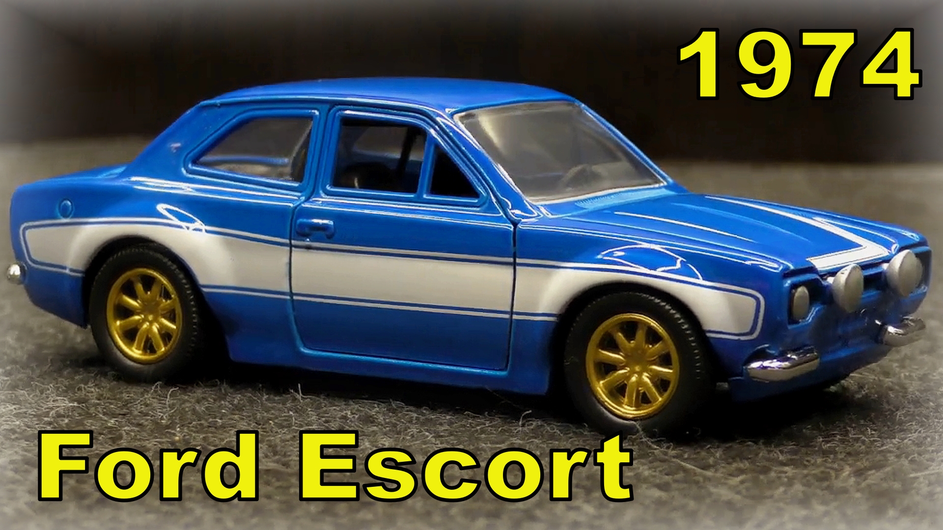 Ford Escort 1974 Форсаж Масштаб 1:32 Jada Мини-копия автомобиля
