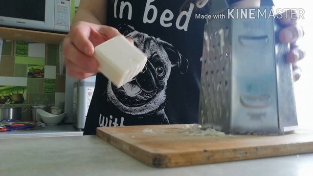 Гель для стирки из хозяйственного мыла.