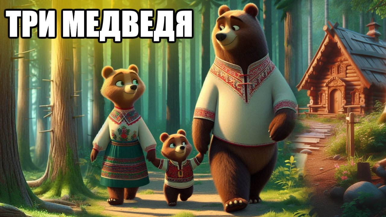 Три Медведя. | сказки для детей| сказки на ночь для детей | сказки для детей слушать