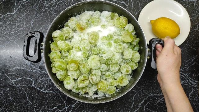 Королевское варенье из БЕЛОГО ВИНОГРАДА на зиму!
