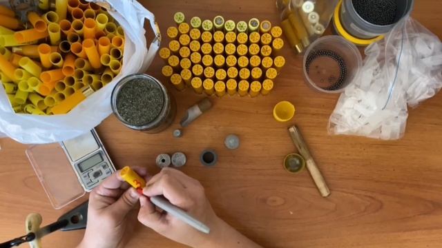 Снаряжение патронов 20 калибра//Патроны на гуся