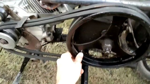 Самодельный мотоцикл с мотором от мотоблока