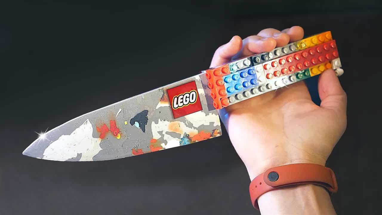 SlivkiShow - ДЕЛАЕМ КУХОННЫЙ НОЖ ИЗ LEGO!