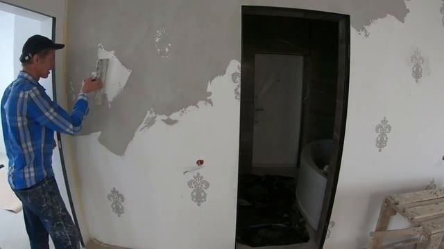 Шпаклевка и Трафарет!!! Потрясающая отделка стен при помощи трафаретов(2021)