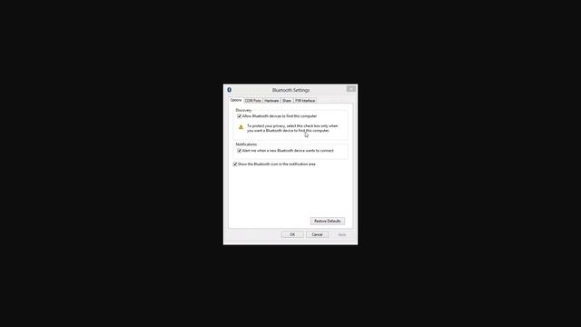 Настройка Bluetooth в windows 10