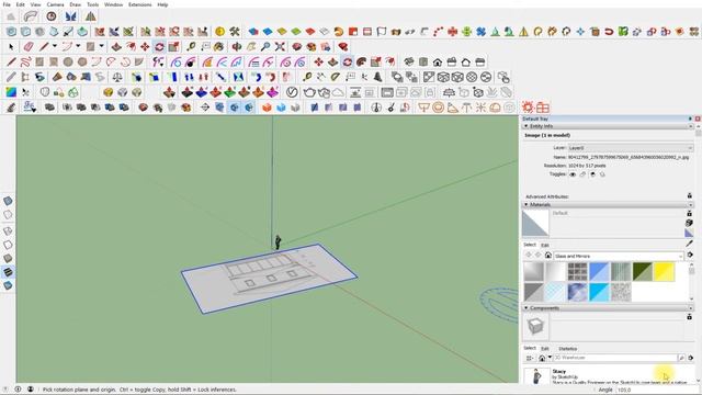 Урок 1 по SketchUP. Импорт чертежа в SketchUP и масштабирование