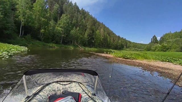 Чусовая - Серебряная. Solar 420 Strela / Yamaha 30 jet