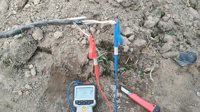Испытание сопротивления изоляции кабеля мегаомметром