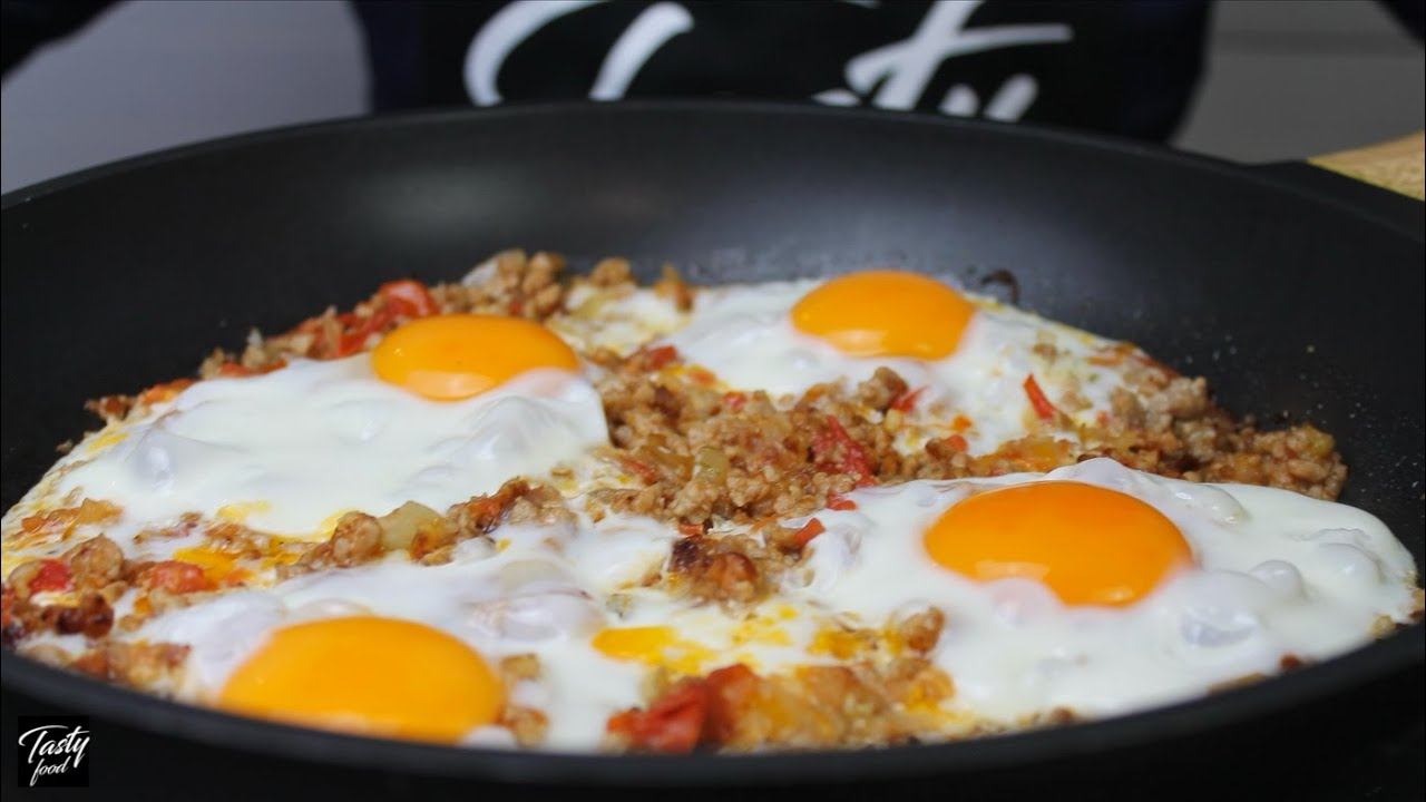 Самая Знаменитая Яичница Шакшука с Фаршем, Просто Вкуснятина!
