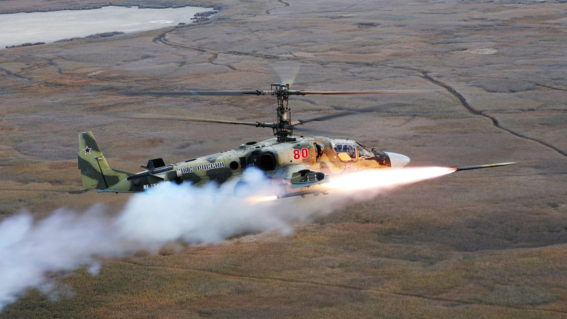 Боевая работа экипажей К - 52 «Аллигатор»
