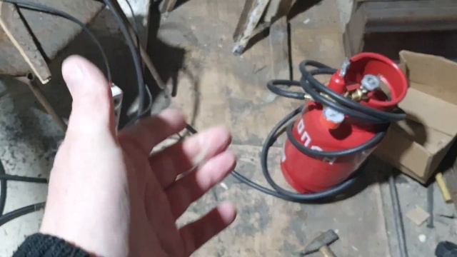 Печка Буржуйка на Газу, в гараж Часть 1.