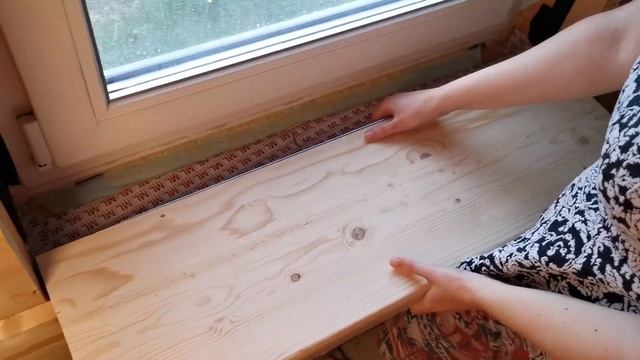 Как установить деревянный подоконник для пластикового окна своими руками. Авторский метод ?