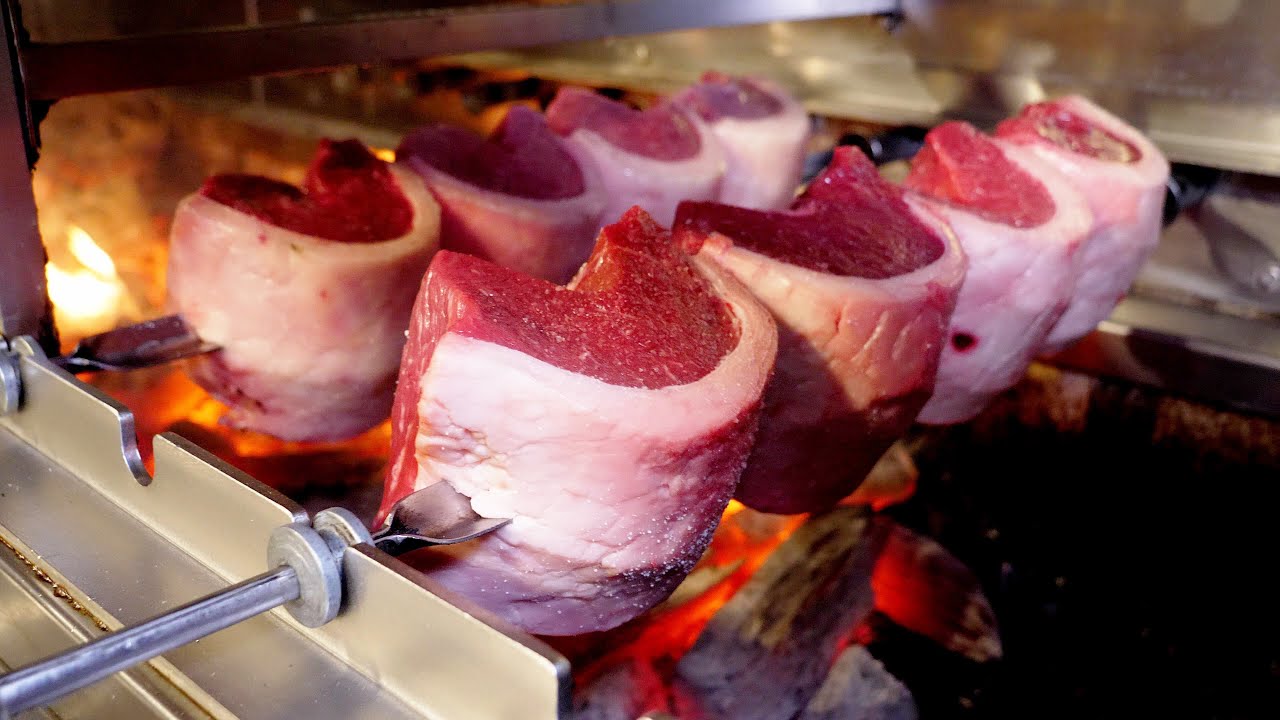 BBQ по-корейски. Корейская уличная еда. Канал Уличная Еда / Street Food Channel