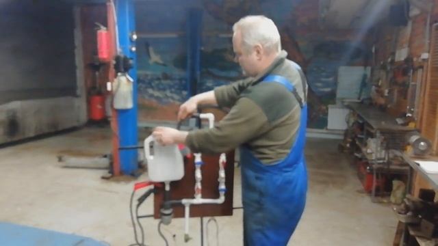 Промывка радиатора печки. Сам аппарат.