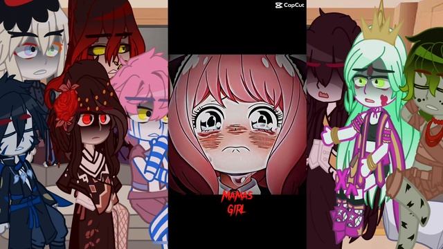 Uppermoons and Muzan react to F Y/n and NB Y/n