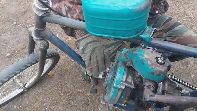Самодельный мопед из бензопилы дружба