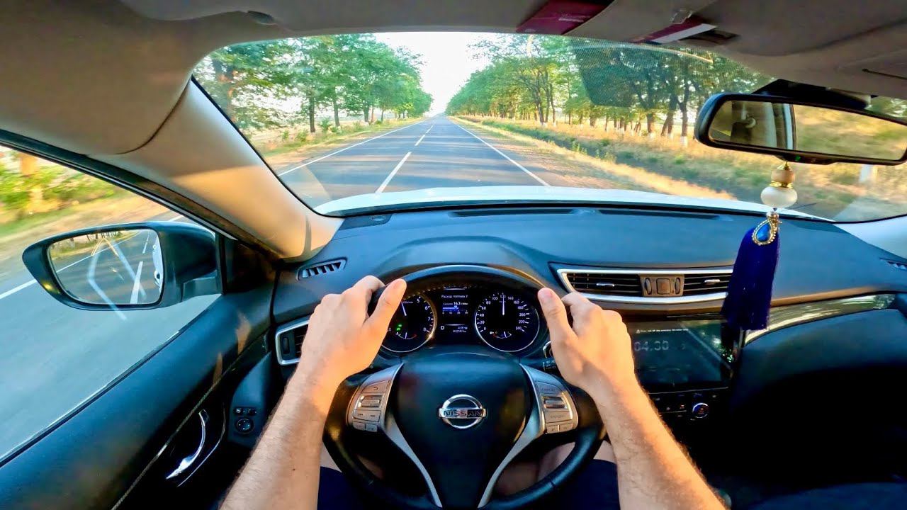 NISSAN X TRAIL тест драйв от первого лица