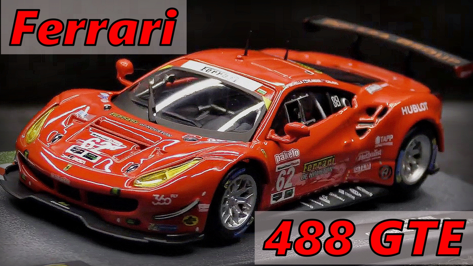 Ferrari 488 GTE спорткар Модель машины Масштаб 1:43 Centauria Мини-копия автомобиля