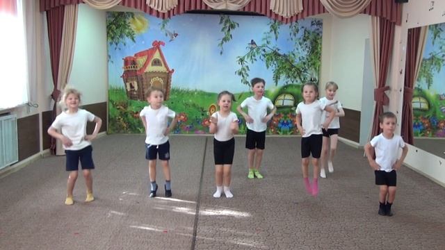 Зарядка. Солнышко лучистое любит скакать. Ритмика для детей 4-6 лет