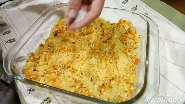 ВКУСНЕЕ РИСА Я НЕ ЕЛА!ГОТОВИМ В ДУХОВКЕ РИС С МЯСОМ И ОВОЩАМИ !