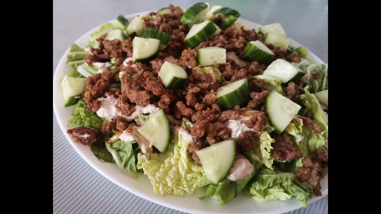 ВЕСЕННИЙ САЛАТ ИЗ ПЕКИНСКОЙ КАПУСТЫ! Сочный салат. Салат с фаршем и капустой. Заправки для салата.