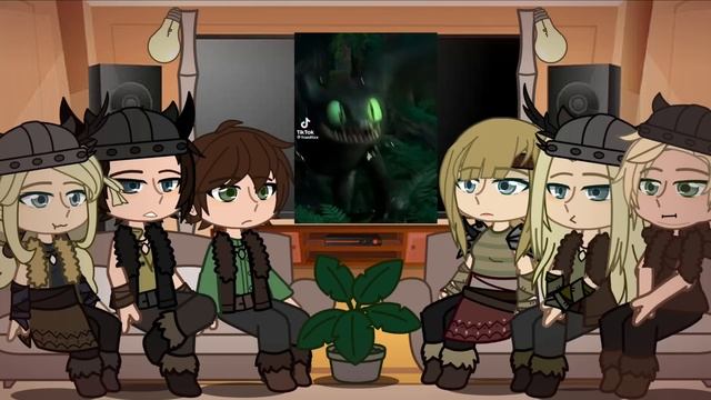 HTTYD react to the future  || how to train your dragon || Gacha || drama || reaction