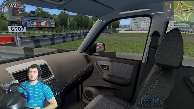 ЭТОТ ПАССАЖИР ВЗБЕСИЛ МЕНЯ - БУДНИ ТАКСИСТА в CITY CAR DRIVING + РУЛЬ