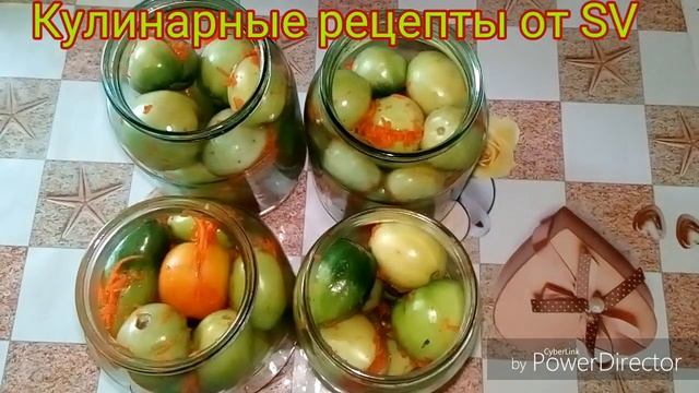 ЗЕЛЁНЫЕ ПОМИДОРЫ ОСТРЫЕ НА ЗИМУ С ЧЕСНОКОМ И ПЕРЦЕМ ПО ГРУЗИНСКИ