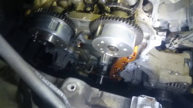 Hyundai ix35 ошибка p0017, замена цепи ГРМ, натяжителя. Диагностика и ремонт Хюндай ix35.