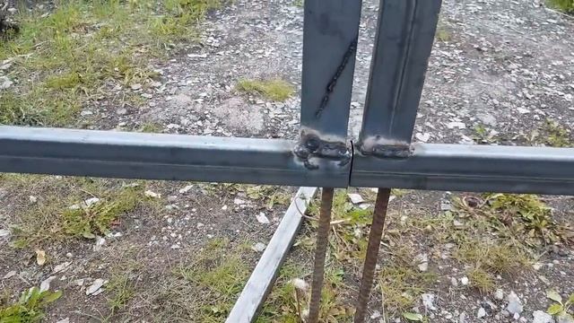 КАК СДЕЛАТЬ РАСПАШНЫЕ ВОРОТА ОДНОМУ. ВОРОТА СВОИМИ РУКАМИ.
