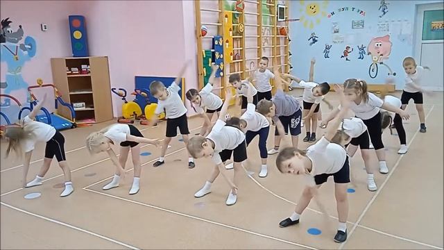 Утренняя гимнастика в старшей группе