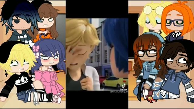 ??Реакция персонажей Леди Баг и Супер Кот"на тик ток[4 часть]❤?ч.о