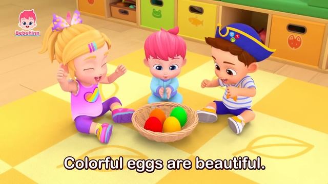 Colorful Eggs ?? | Bebefinn Best Kids Songs and Nursery Rhymes