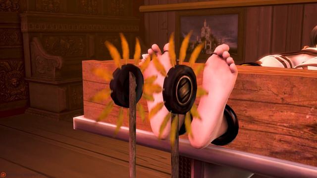 feet tickle animation