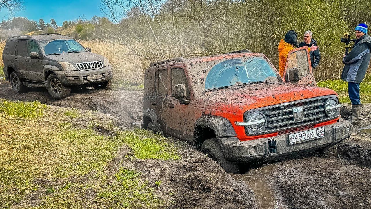 МЯСОРУБКА на БЕЗДОРОЖЬЕ! TANK 300 vs MERCEDES ML vs TOYOTA PRADO OFF-ROAD