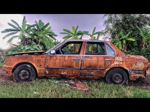 Полная реставрация брошенного 50 лет назад автомобиля BMW. 4К - 1ЖЖ