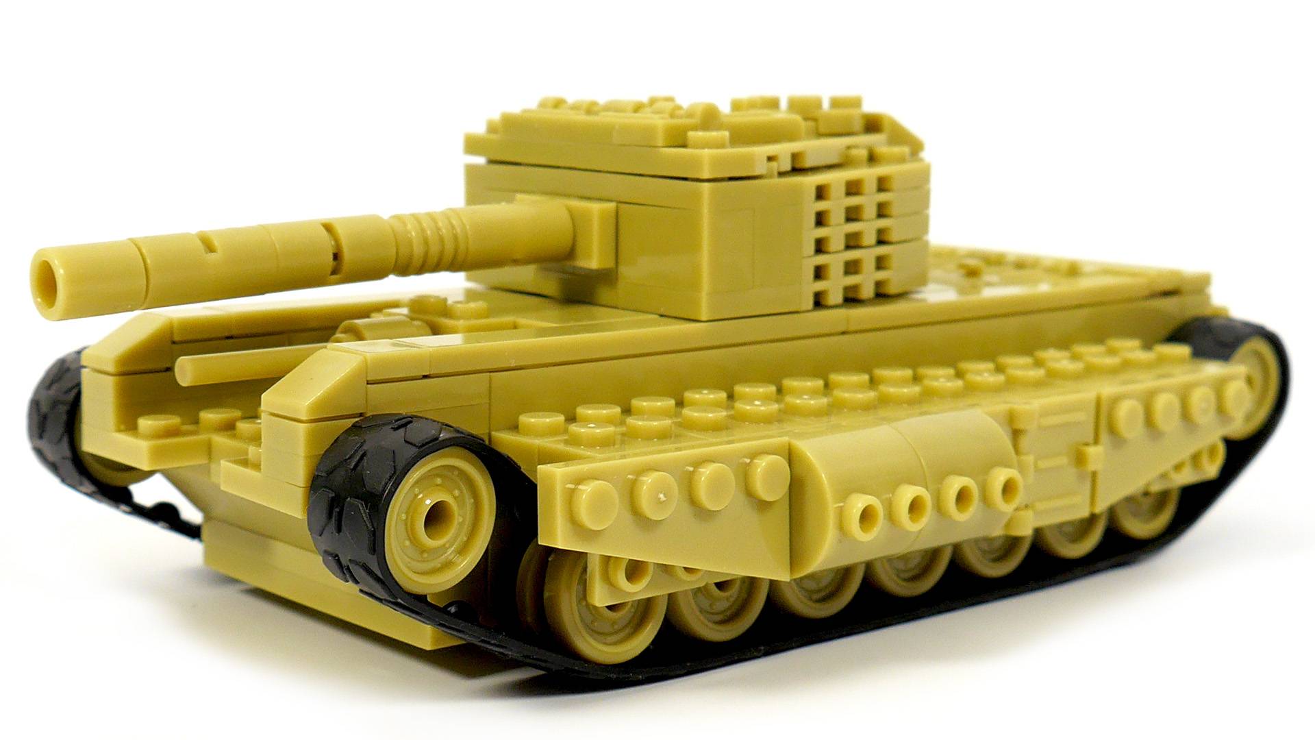 Собираем танк Черчиль 1 из LEGO - конструктор Zormaer World of Tanks 65221 Churchill 1