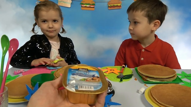 Панкейк ЧЕЛЛЕНДЖ с зубной пастой и Баклажанной икрой Pancakes Challenge сгущенка