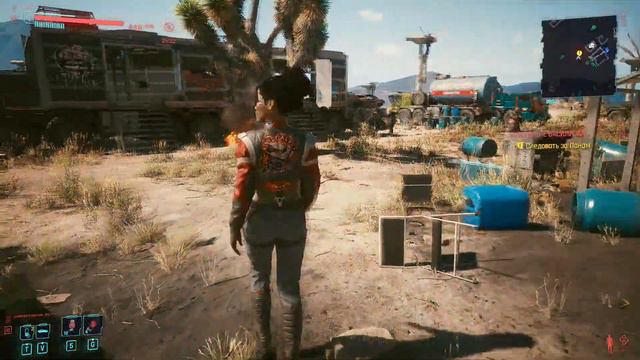 Романтическая сцена в CyberPunk 2077 c Панам