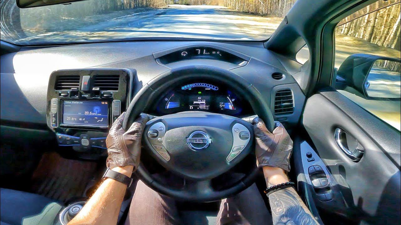 2013 Nissan Leaf 24 kWh - POV TEST DRIVE