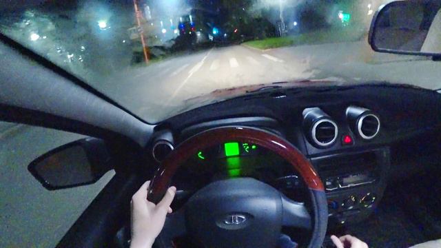 НОЧНАЯ ПОЕЗДКА НА ГРАНТЕ - ВИД ОТ ПЕРВОГО ЛИЦА