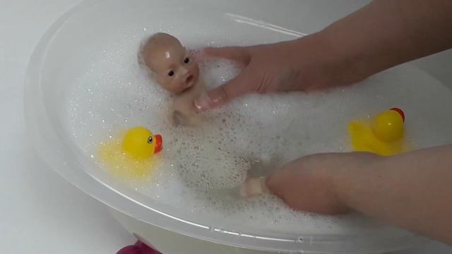 Купание Силиконовых Мини Реборнов/Все Мои Мини Реборны/(Full body mini silicone reborn baby bath)