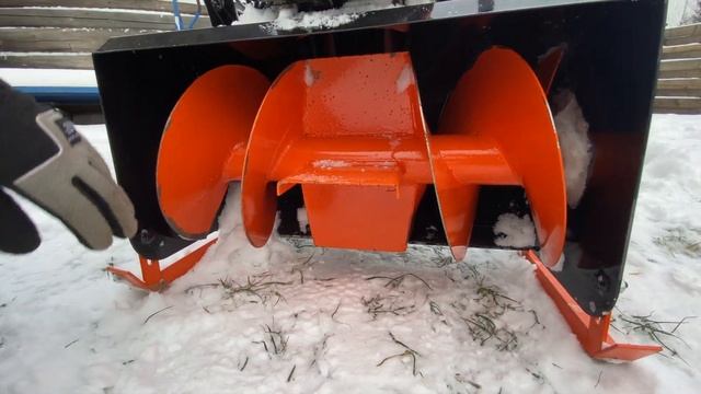 Насадка снегоуборщик на мотоблок