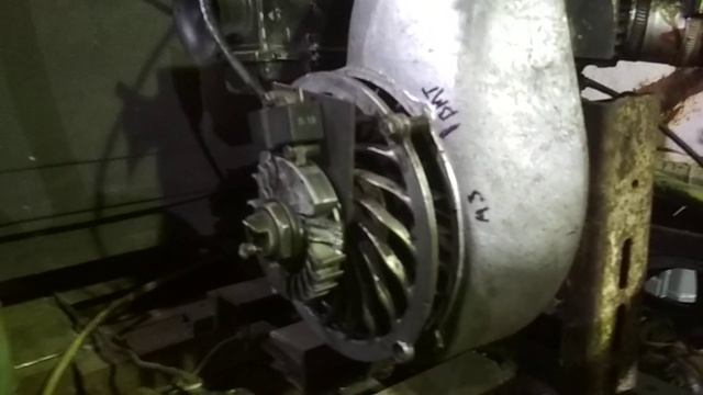 Зажигание от бензопилы на двигатель от Муравья.