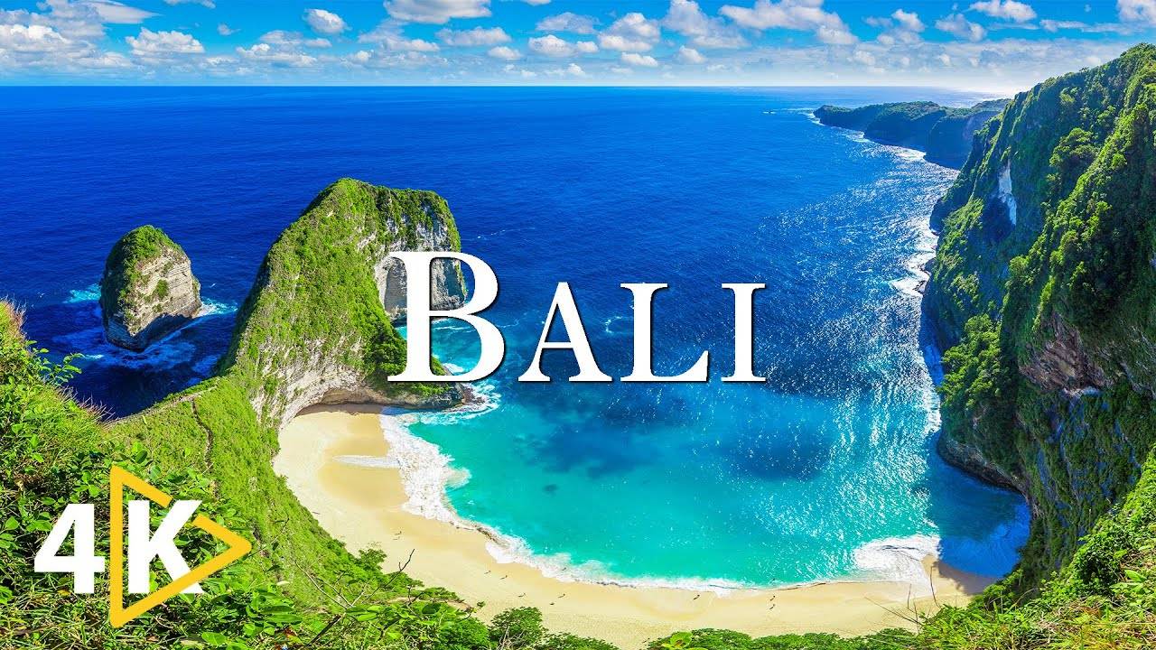 FLYING OVER BALI (4K UHD) - Relaxing Music Along With Beautiful Nature Videos - 4K Video Ultra HD