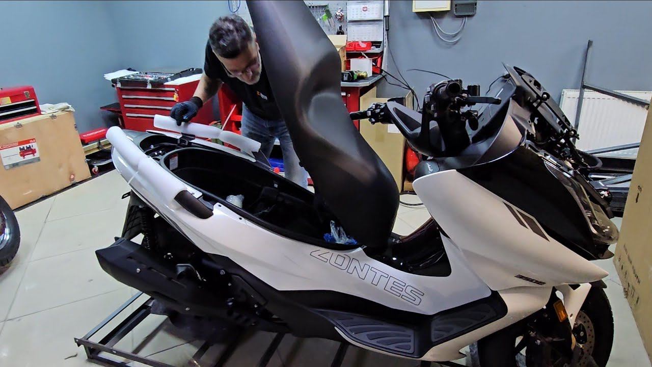 Скутер ZONTES ZT 350 - E. А была ли Сборка?!
