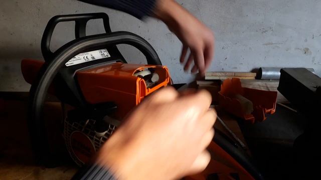 Измерение компрессии в бензопиле